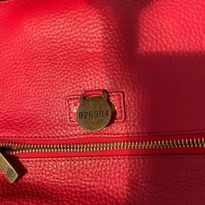 Red Mulberry Roxanne leather tote..with care bag.